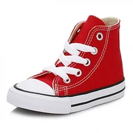 Buty dla dziewczynek - Converse Chuck Taylor All Star High, kapcie dziecięce, czerwone, Numeric_19 EU, Czerwona, 19 EU - miniaturka - grafika 1
