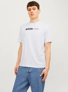Jack & Jones Koszulka w kolorze białym - Koszulki męskie - miniaturka - grafika 1