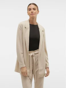 Vero Moda Marynarka Liva 10294482 Beżowy Regular Fit - Marynarki i żakiety damskie - miniaturka - grafika 1
