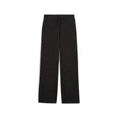 Spodnie rowerowe - HER Comfort proste spodnie z wysokim stanem PUMA czarne - miniaturka - grafika 1