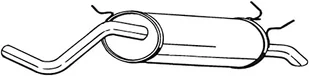 BOSAL Tłumik końcowy 279-157 - Tłumiki - miniaturka - grafika 1