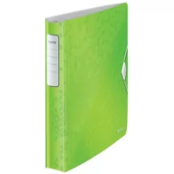 Segregatory - Leitz Segregator Segregator ringowy wow 4dr/30mm softclick zielony - miniaturka - grafika 1