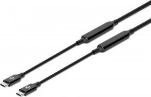 Kabel USB Manhattan USB 3.2 Gen 2 Aktives Typ-C Kabel 5m 10 Gbit/s 60W - Kable USB - miniaturka - grafika 1