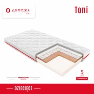 Materace - Materac dziecięcy TONI - JANPOL, Rozmiar - 60x120 cm, Pokrowiec - Puroactive - NEGOCJUJ CENY - miniaturka - grafika 1