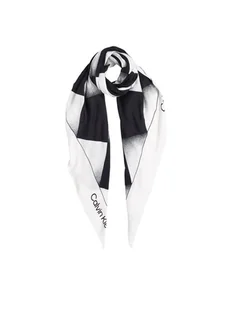 Calvin Klein Chusta K60K613232 Czarny - Czapki i chusty sportowe damskie - miniaturka - grafika 1