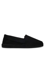 Espadryle męskie - Calvin Klein Espadryle Espadrille Webbing Cv HM0HM02075 Czarny - miniaturka - grafika 1