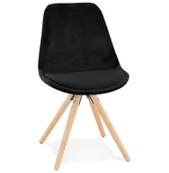 Krzesła - Kokoon Design Krzesło Design Jones czarne nogi naturalne CH03390BLNA - miniaturka - grafika 1