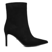 Botki damskie - Botki Gino Rossi EO-LIDO-GLC6306-6320-4 Czarny - miniaturka - grafika 1