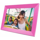 Ramki cyfrowe do zdjęć - Ramka cyfrowa DENWER Frameo PFF-1023P Różowy - miniaturka - grafika 1