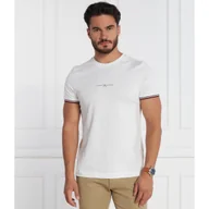 Koszulki męskie - Tommy Hilfiger T-shirt TOMMY LOGO TIPPED | Regular Fit - miniaturka - grafika 1