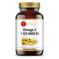 Witaminy i minerały - Omega Pharma Yango 3 + D3 4000 IU - Yango - 60 kaps. - Układ Odpornościowy 59B8-13123_20220519163331 - miniaturka - grafika 1