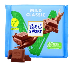 Ritter Sport, czekolada wegańska, mleczna, 100g - Czekolada - miniaturka - grafika 1