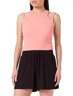 Spodenki damskie - VERO MODA Damskie szorty VMBUMPY WVN Noos, czarne, M, czarny, M - grafika 1