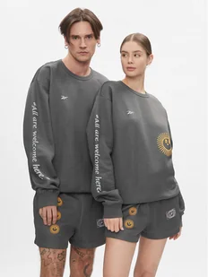 Reebok Bluza Classics Good Vibes Crew Sweatshirt HT6117 Szary - Bluzy męskie - miniaturka - grafika 1