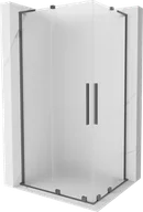 Kabiny prysznicowe - Mexen Velar L Duo kabina prysznicowa rozsuwana 90x80 cm, szron, gun metal - 871-090-080-02-33-95 - miniaturka - grafika 1