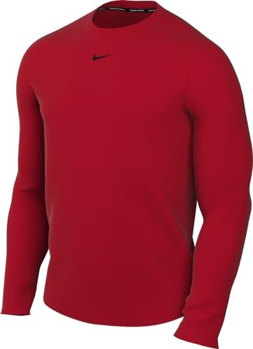 Nike FB7919-657 M NP DF Tight Top LS Długa koszulka Męska Uniwersytet Czerwony/Czarny Rozmiar L