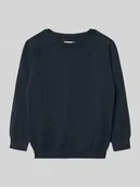 Swetry dla chłopców - Sweter z dzianiny z prążkowanymi wykończeniami - miniaturka - grafika 1