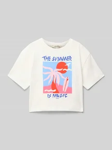 T-shirt z nadrukowanym motywem - Koszulki dla dziewczynek - miniaturka - grafika 1