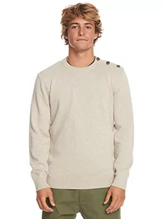 Quiksilver Kardigan męski biały XL - Swetry męskie - miniaturka - grafika 1