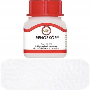 Lakier do skóry farba Renoskór 30ml bezbarwny półmat - Kosmetyki samochodowe - miniaturka - grafika 1