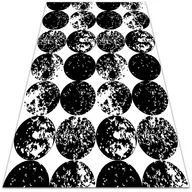 Dywany - Dywan winylowy do wnętrz Czarne koła 120x180 cm - miniaturka - grafika 1