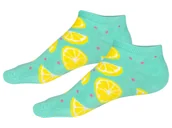 Skarpetki dla dzieci - Soxo Skarpetki dziecięce, 2 lub 3 pary (Cytrynowe buźki, 27-30) - miniaturka - grafika 1