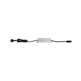Paulmann opraw oświetleniowych 98850 Outdoor Plug & Shine transformator IP44 230/24 V DC Srebrny aluminiowa 988.50 transformator oprawach zewnętrznych power supply, aluminium, 150 W, 22.3 x 7 988.50 - Pozostałe oświetlenie - miniaturka - grafika 1