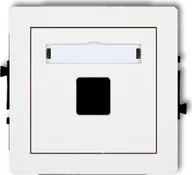 Gniazdka elektryczne - Karlik Mechanizm gniazda multimedialnego pojedynczego bez moduły Karlik Deco DGM-1P - miniaturka - grafika 1