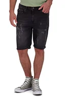 Spodenki damskie - Alife and Kickin MorganAK krótkie spodnie męskie, szorty dżinsowe, letnie szorty S-XXXL, czarne denim sprane, L, Black Denim Washed, L - miniaturka - grafika 1