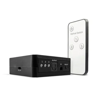 Lindy 70482 przełącznik audio Czarny - Inne akcesoria audio-wideo - miniaturka - grafika 1