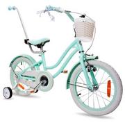 Rowery - Sun Baby Heart Bike Silver Moon 16 cali Miętowy 2023 - miniaturka - grafika 1