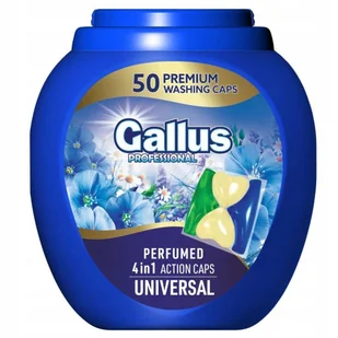 1x Gallus perfumowane uniwersalne kapsułki do prania 4w1 50szt 900g - Środki do prania - miniaturka - grafika 1