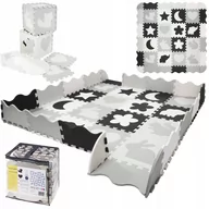 Maty edukacyjne - Mata edukacyjna/puzzle "Kształty" 36 szt. White Cloud - miniaturka - grafika 1