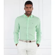 Koszule męskie - Tommy Hilfiger Lniana koszula PIGMENT DYED | Regular Fit - miniaturka - grafika 1
