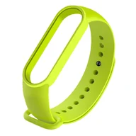 Akcesoria do pulsometrów i zegarków sportowych - LIMONKOWA OPASKA ZAMIENNA PASEK DO XIAOMI MIBAND 5/6 - miniaturka - grafika 1