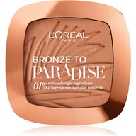 Bronzery i konturowanie twarzy - LOréal Paris LOréal Paris Bronze To Paradise bronzer odcień 02 Baby One More Tan 9 g - miniaturka - grafika 1