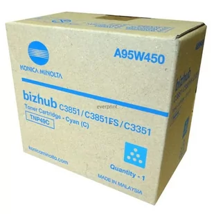 Konica Minolta Toner Minolta Bizhub C3351 TNP 49 CYAN A95W450 - Bębny do drukarek - miniaturka - grafika 1