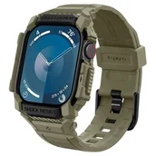 Akcesoria do smartwatchy - Spigen Etui z paskiem Rugged Armor Pro do Apple Watch 10 46 mm, zielone - miniaturka - grafika 1