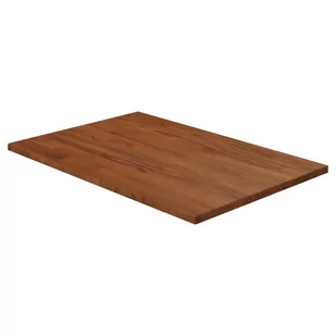 vidaXL Blat do łazienki, ciemnobrązowy, 60x40x1,5 cm, lite drewno - Szafki łazienkowe - miniaturka - grafika 1