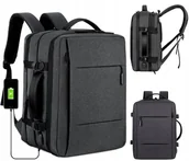 Plecaki - Plecak Podróżny Do Samolotu Bagaż Turystyczny Podręczny Usb Ryanair - miniaturka - grafika 1