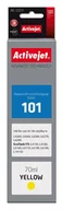 Tusze zamienniki - Activejet Tusz AE-101Y Buteleczka z atramentem (zamiennik Epson 101; Supreme; 70 ml; yellow) - miniaturka - grafika 1