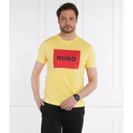 Koszulki męskie - HUGO T-shirt Regular Fit - miniaturka - grafika 1