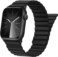 Akcesoria do smartwatchy - PASEK DO APPLE WATCH 4/5/6/7/8/9/10/SE/ULTRA 44/45/46/49mm CZARNY SILIKON - miniaturka - grafika 1