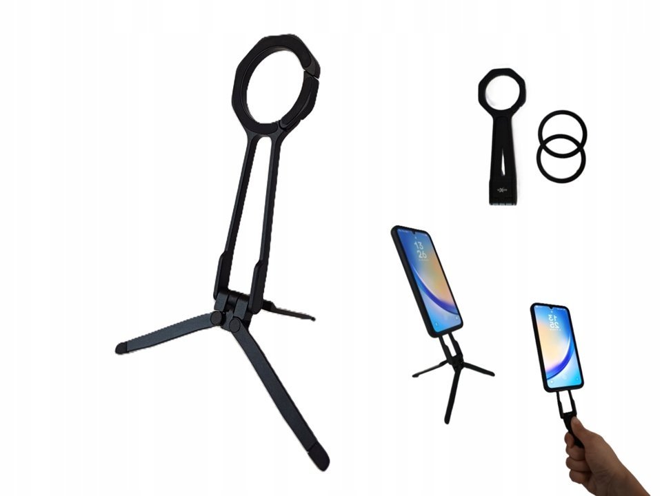 Stojak Magnetyczny uchwyt na telefon selfie stick jak MagSafe M40 czarny