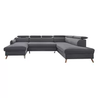 Narożniki - Ciemnoszara rozkładana sofa w kształcie litery "U" Miuform Sweet Harmony, prawostronna - miniaturka - grafika 1