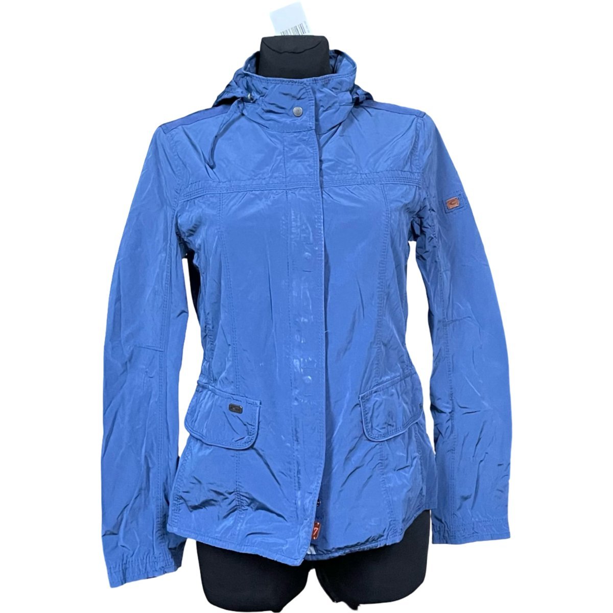 camel active Lekka Kurtka Damska Wygodna Przeciwdeszczowa Niebieskie Rozmiar 38