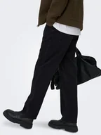 Spodnie męskie - ONLY & SONS Dżinsy "Sedge" - Regular fit - w kolorze czarnym - miniaturka - grafika 1