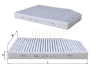 Filtry kabinowe - Filtr, wentylacja przestrzeni pasażerskiej Mahle LAK 1398 - miniaturka - grafika 1