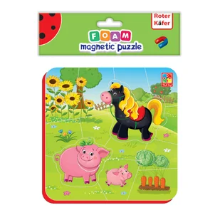 Mój Mały Świat Magnesów Farma - Puzzle - miniaturka - grafika 3