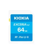 Pamięci RAM - Karta pamięci SDXC KIOXIA EXCERIA G2 64GB UHS-I U3 V30 - miniaturka - grafika 1